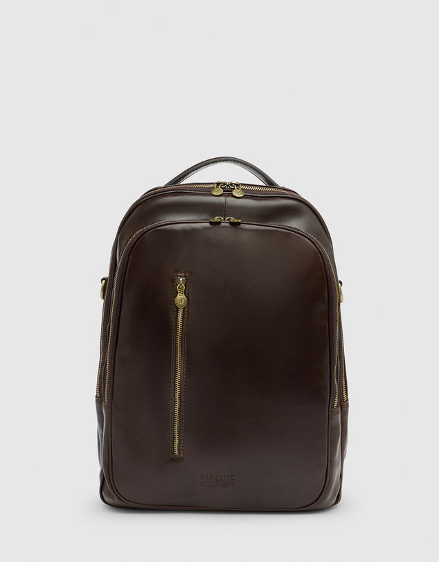 Republic of Florence - The Belfast Chocolate Laptop Backpack