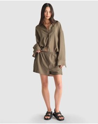 Decjuba - D-Luxe Textured Shorts