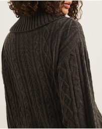 Atmos&Here - Zuri Cable Knit Sweater