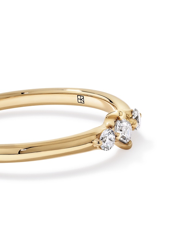 Michael Hill - 0.15TW Lab Diamond Stacker Ring in 10kt Gold
