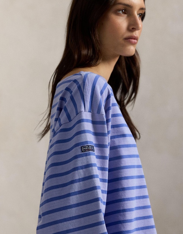 Polo Ralph Lauren - Striped Boatneck Mariner Tee - The ICONIC Exclusive