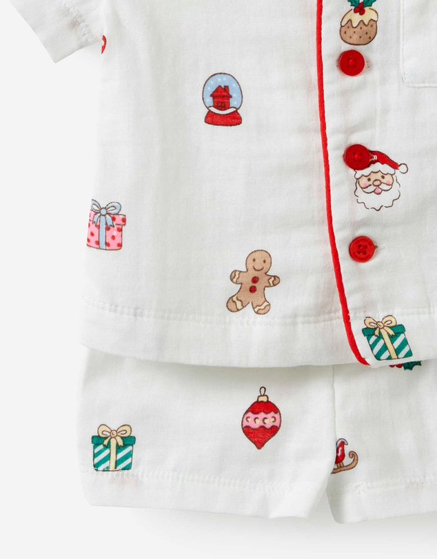 Cotton On Kids - Baby Woven Family Christmas Pj Set
