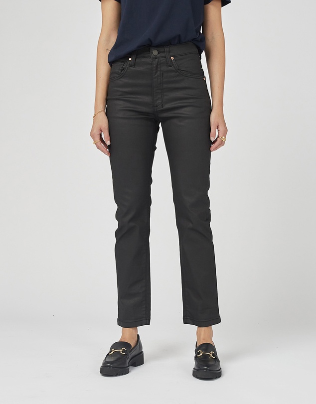 DRICOPER DENIM - Mika Coated Denim Straight Leg Jeans