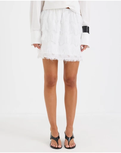 Calli - Frankie Fringe Tassel Mini Skirt