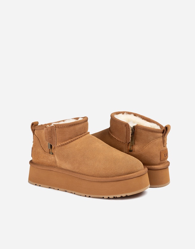Ozwear Connection Uggs - Ugg Platform Beri Zipper Boots