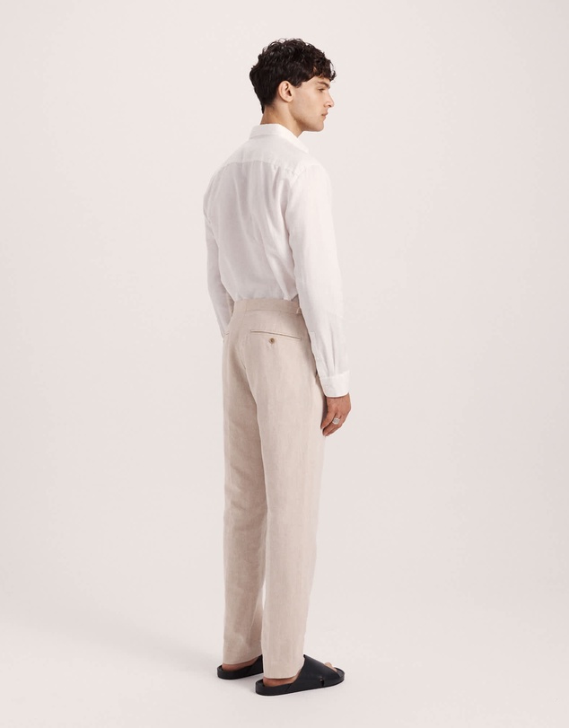 SABA - Elias Linen Cotton Regular Side Adjuster Pant