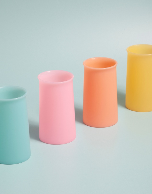 porter green - stegg | silicone unbreakable highball glasses