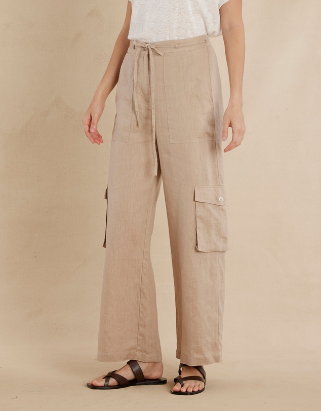 Amelius - Ciel Linen Cargo Pant