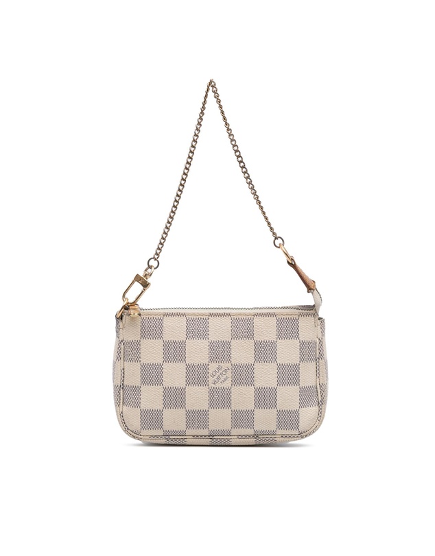 Pre-Loved by Azura Reborn - Pre-Loved Damier Azur Mini Pochette Accessoires