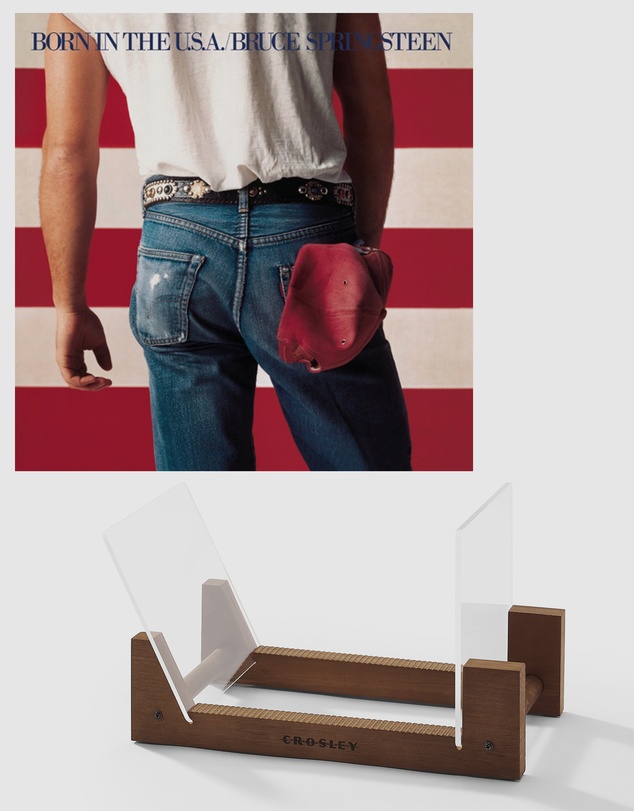 Sony Music - Bruce Springsteen Born In The U.S.A Vinyl Album & Crosley Record Storage Display Stand