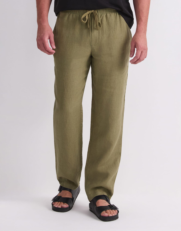 Sportscraft - Caffery Yarn Dyed Linen Pant