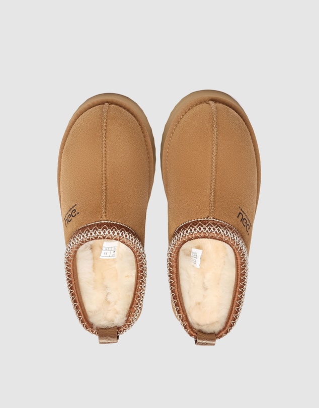 EVERAU - Australian Shepherd Ugg Tay Platform Cow Suede Upper House Shoes