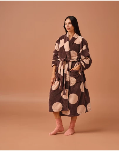 Linen House - Pluto Plush Robe