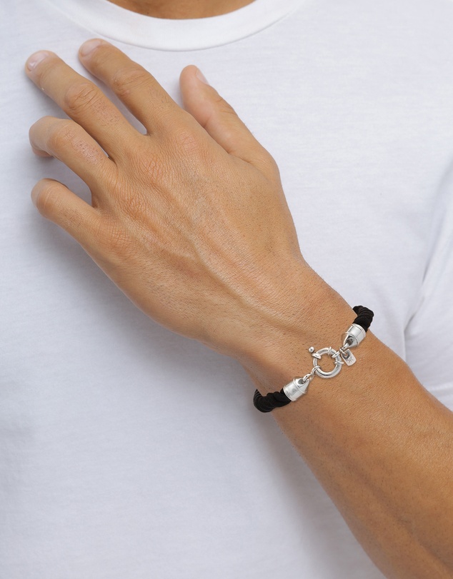 Kuzzoi - ICONIC EXCLUSIVE - Twisted Cord Bracelet in 925 Sterling Silver