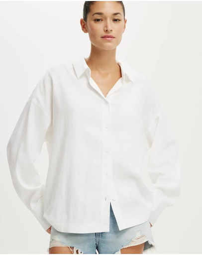 Cotton On - Haven Relaxed Long Sleeve Shirt