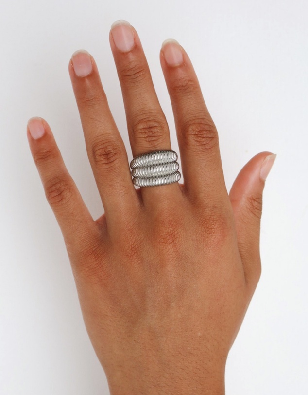 HOUSE OF SLANI - Silver Dara Statement Ring
