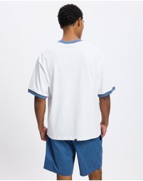 Thrills - Total Service Box Fit Oversized Cropped Ringer Tee