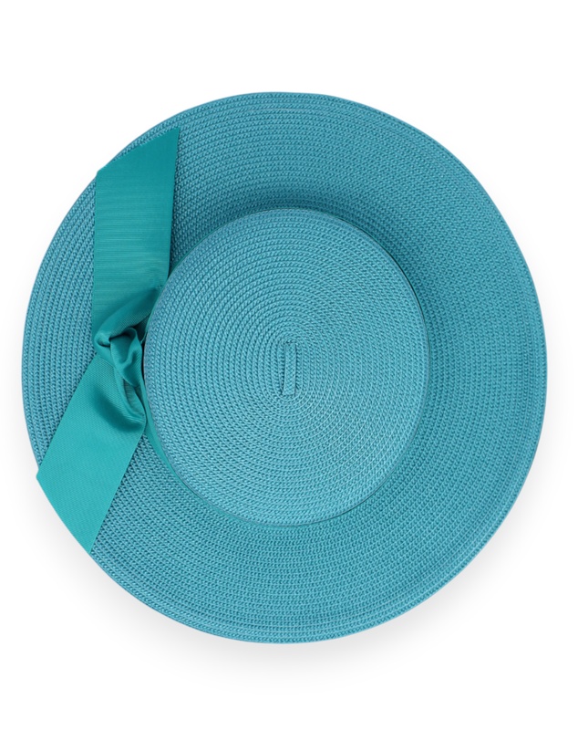 Morgan & Taylor - Clarke Racewear Boater in Teal Blue