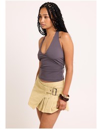 General Pants Co. Basics - Plunge Halter Top