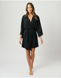 UNE PIECE - Lace Trim Modal Robe