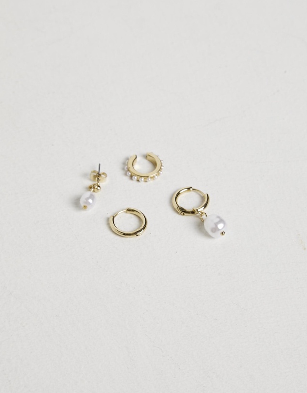 Studio - Statement Seeker Pearl Earring Pack