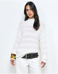 AERE - Dea Wool Blendcable Knit Jumper
