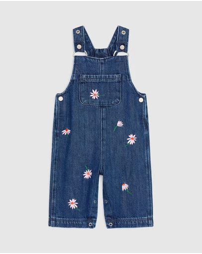ARKET - Embroidered Denim Dungarees - Babies