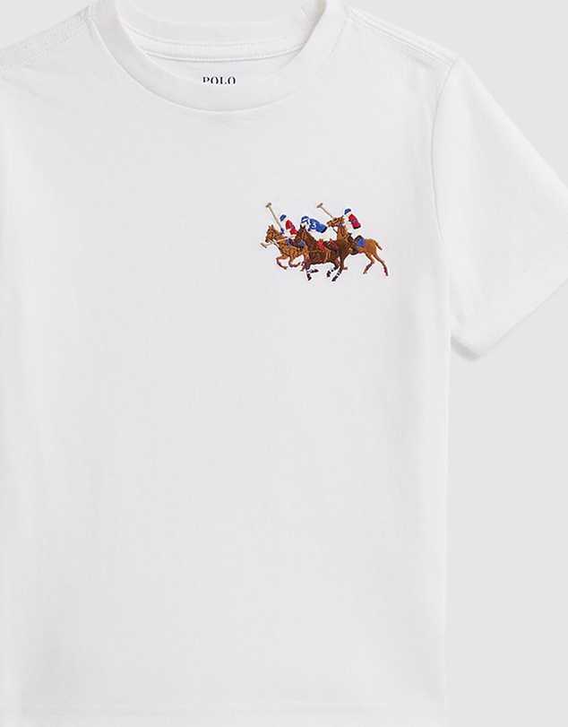 Polo Ralph Lauren - Triple-Pony Cotton Jersey Tee - Kids