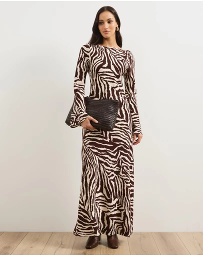 Atmos&Here - Layla Long Sleeve Maxi Dress