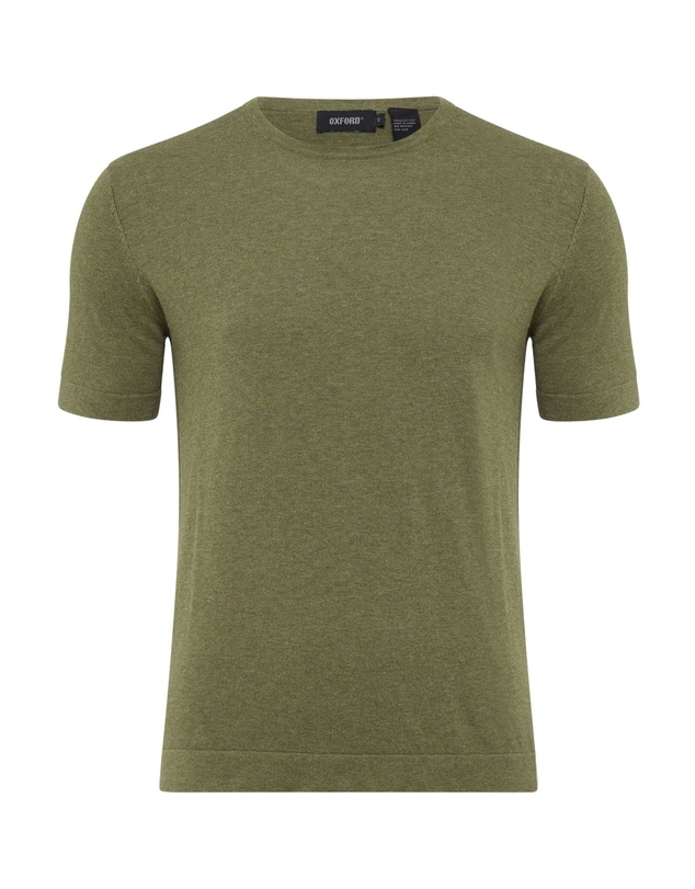 Oxford - Theodore Crew Neck Knitted T-Shirt