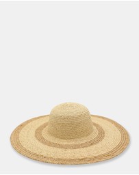 Morgan & Taylor - Gianna Floppy Hat in Beige