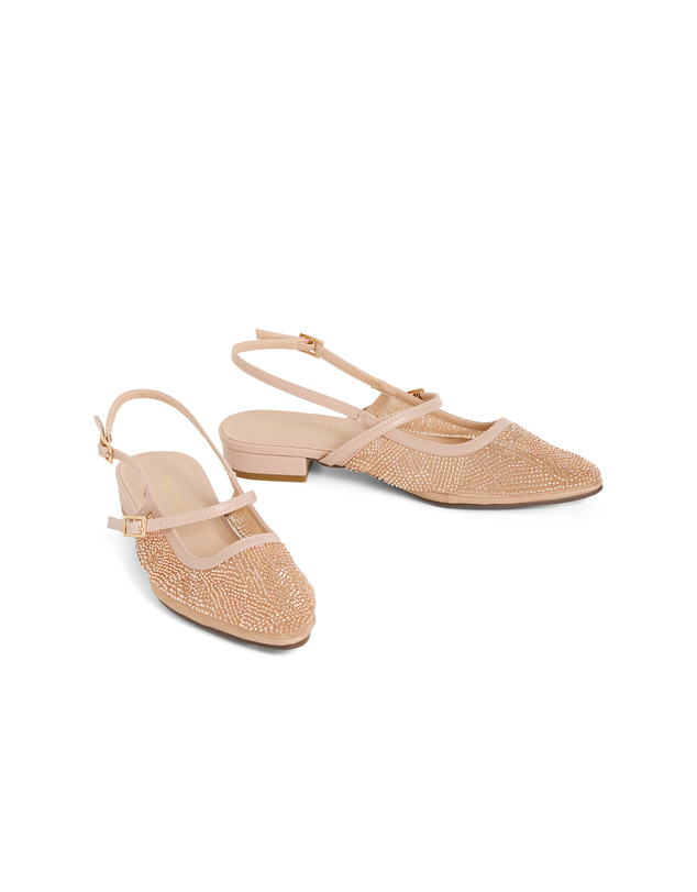 City Chic - WIDE FIT Lily Bead Flat