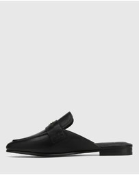 Wittner - Aaron Leather Backless Loafers