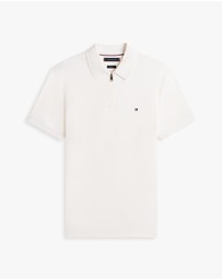 Tommy Hilfiger - Regular Fit Interlock Knit Zip Polo Shirt