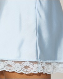 Dazie - Moonlit Lace Satin Mini Dress