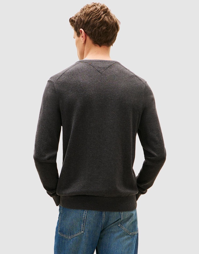 Tommy Hilfiger - Flag Embroidery Crew Neck Jumper