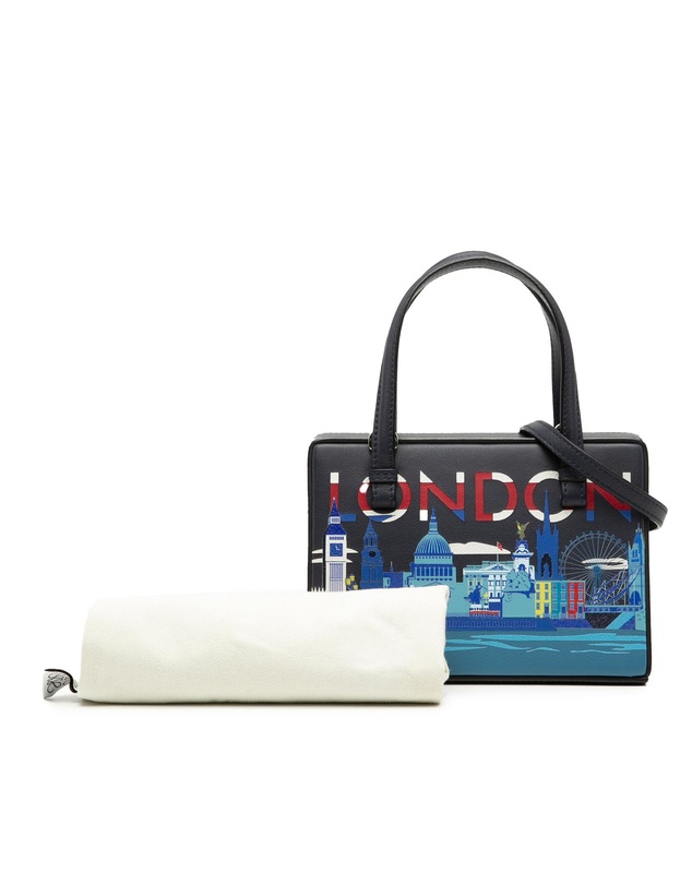 Pre-Loved by Azura Reborn - Pre-Loved Small Leather London Postal Top Handle Bag