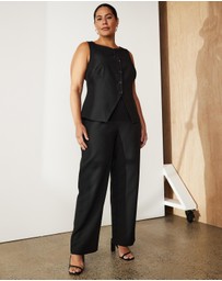 Atmos&Here Curvy - Lottee Scoop Neck Vest