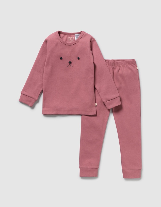 Wilson & Frenchy - Organic Rib Long Sleeved Pyjamas - Kids