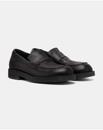MM6 Maison Margiela - Logo Embossed Moccasins - Women's