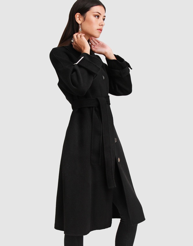 Belle & Bloom - Shore To Shore Belted Wool Coat