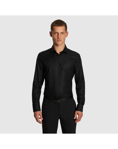 yd. - Monaco Pure Cotton Textured Dress Shirt