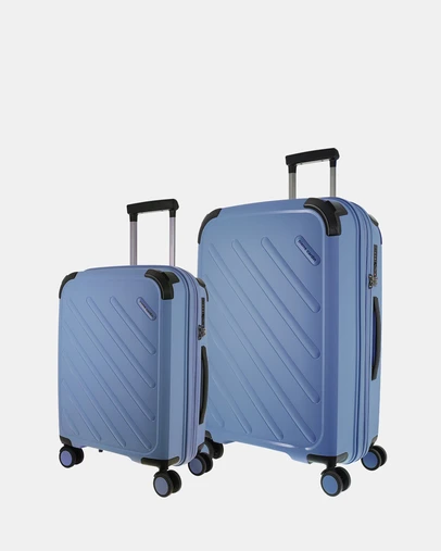 Pierre Cardin - Pierre Cardin Edge Hard Shell Medium and Cabin 2-Piece Set Bundle