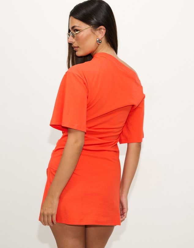 Dazie - Hazel Ruched Jersey Mini Dress