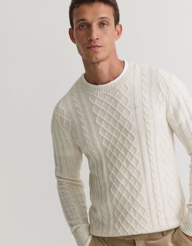Oxford - Bruno Wool Cable Knit