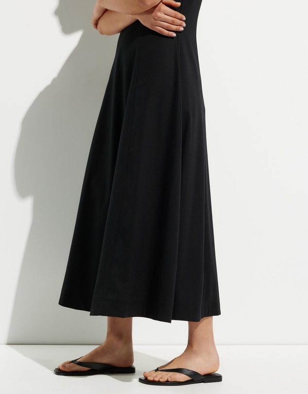 Calli - Heeley Cotton Linen Blend Midi Dress