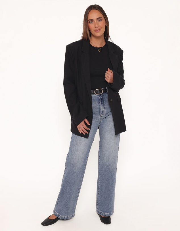 Petal & Pup - Rhodes Oversized Blazer - Black
