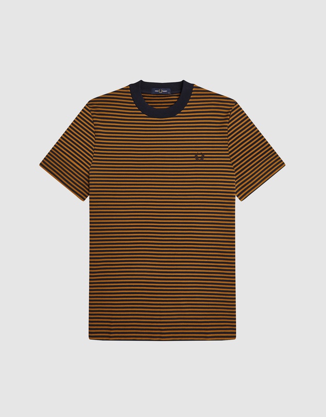 Fred Perry - Fine Stripe Heavy Weight T-Shirt