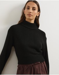 Atmos&Here - Zulu Textured Roll Neck Jumper