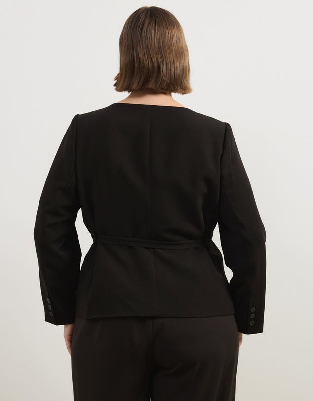 Atmos&Here Curvy - Giselle Belted Tailored Blazer